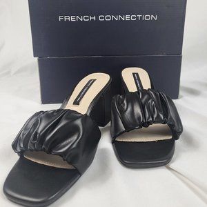 FRENCH CONNECTION Scrunched Heeled Sandals